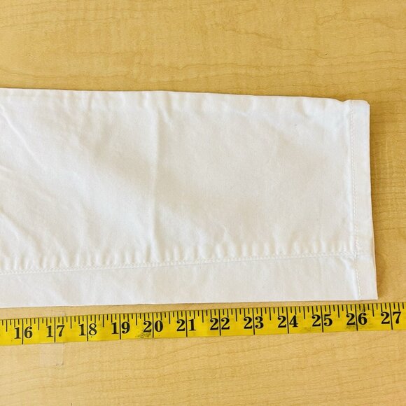 Calvin Klein Jeans Women's White Skinny Crop Jeans Size 2 Stretch Low Rise - Picture 12 of 12